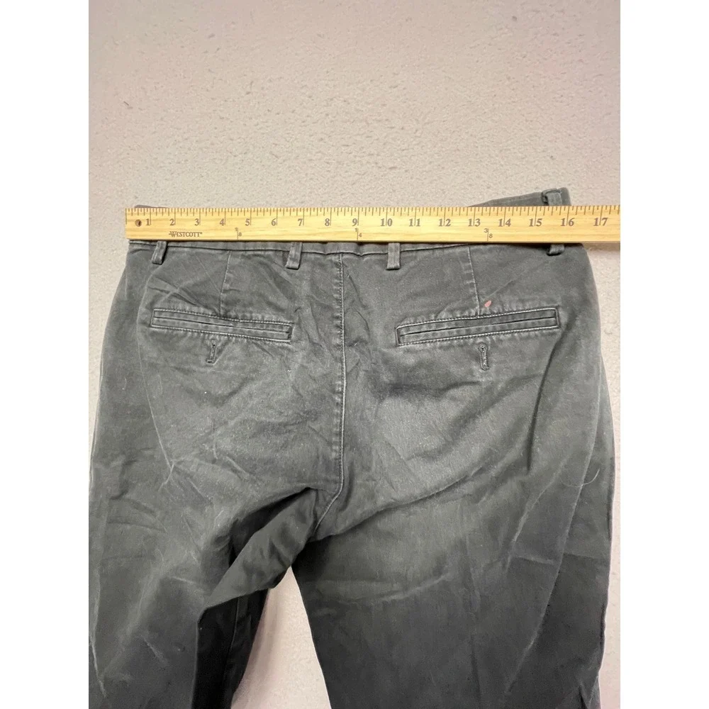 GAP Essential Khaki Slim Cotton Blend Black 32x32 Mens